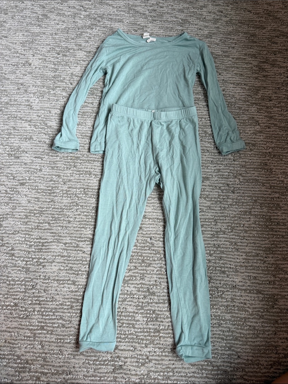Kyte BABY Light Mint Long Sleeve Two-Piece Pajama Set